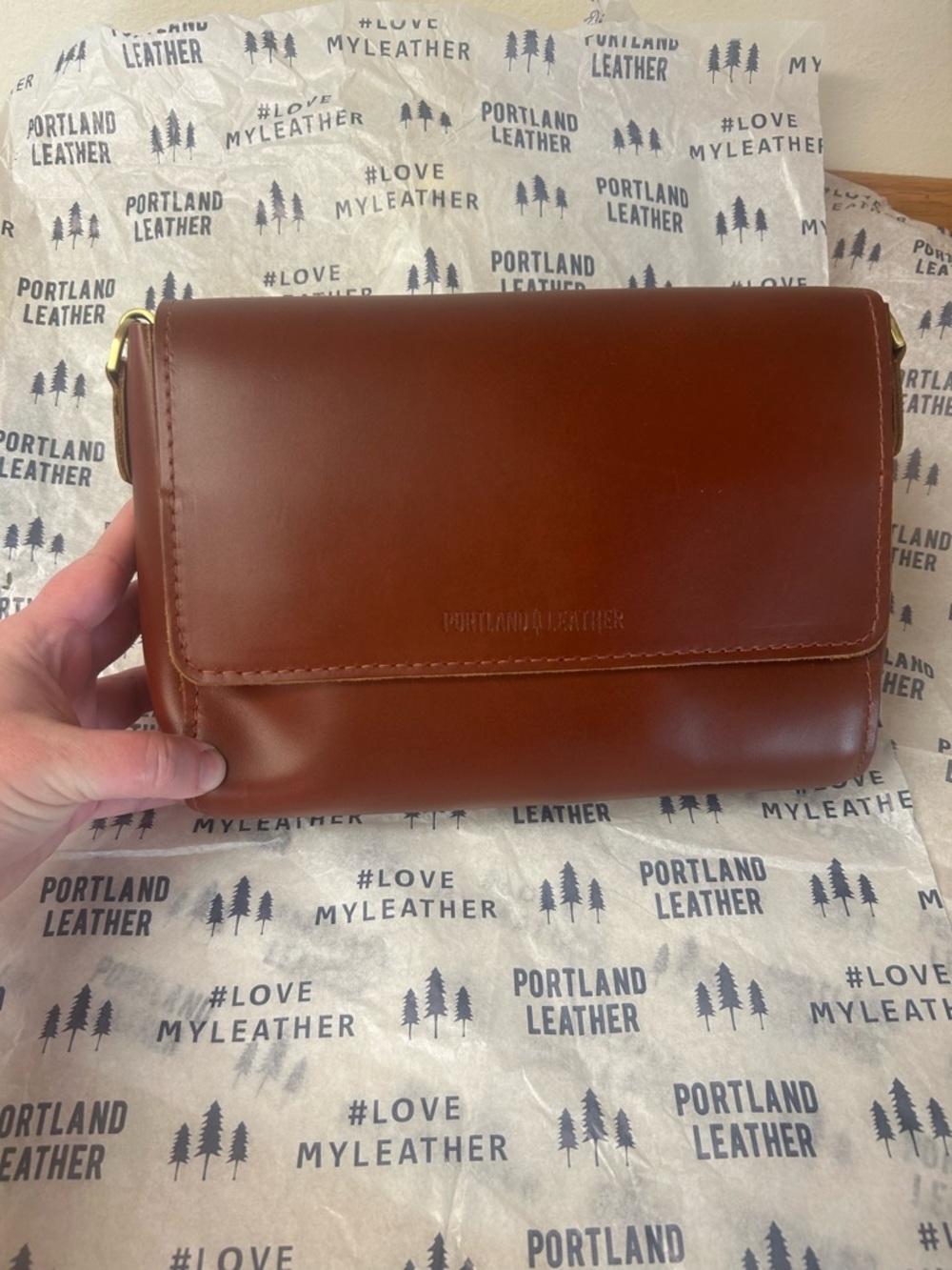 Portland Leather Madrone Metro Crossbody